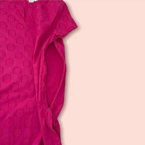 Vineyard Vines Hot Pink Magenta 100% Cotton Shift Dress Size 0 XS - Picture 5 of 6